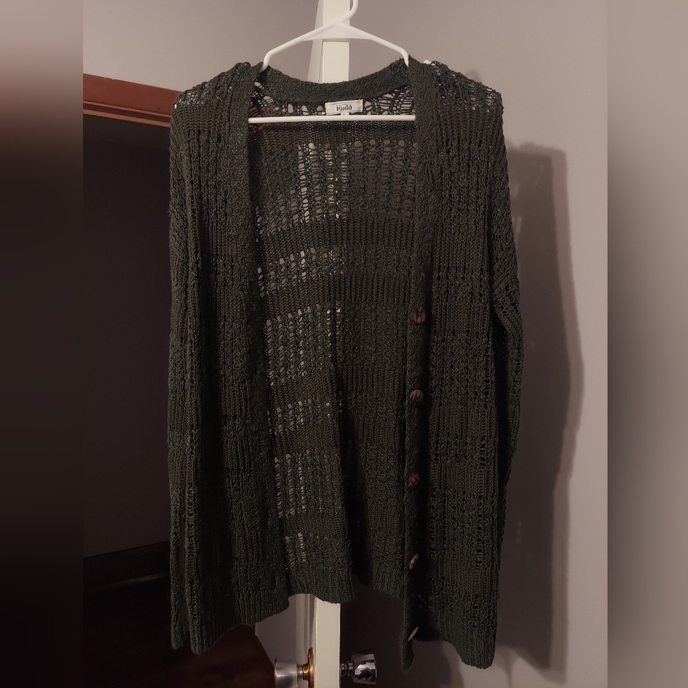 Green Cardigan